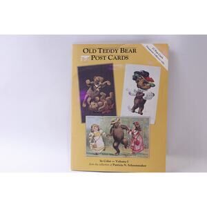 Old Teddy Bear Post Cards, In Color, Volume 1, 27 Post Cards, Ornaments
